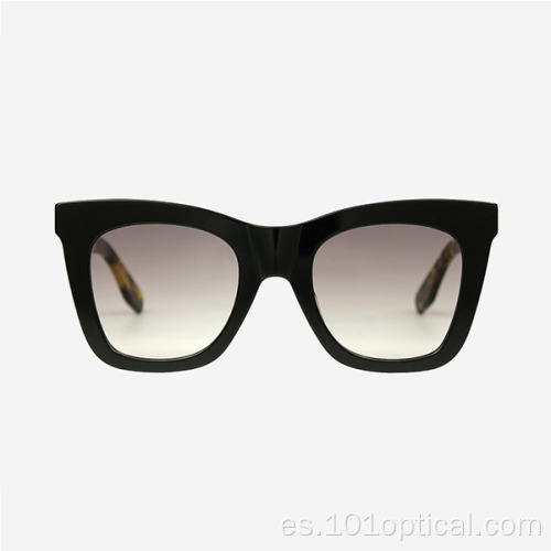 Gafas de sol de mujer de acetato de ojo de gato de diseño